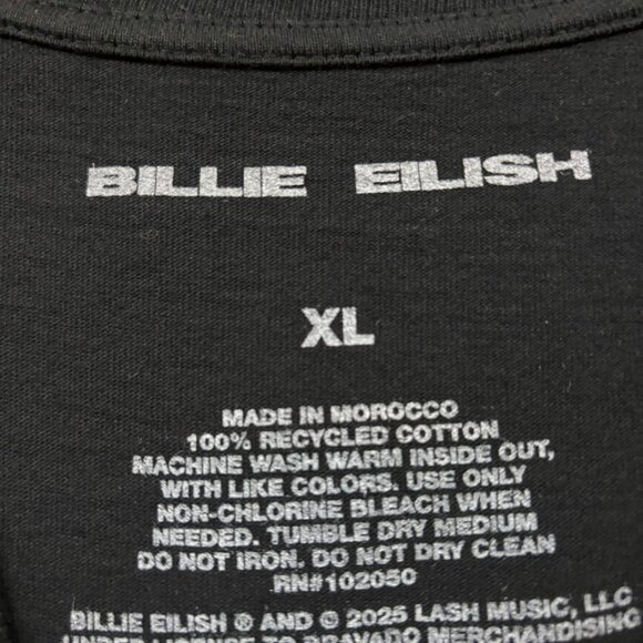 Billie Eilish Hit Me Hard and Soft Tour Exclusive L/S T-Shirt Size Extra Large - Picture 4 of 5
